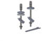 Vigour Grauer Edelstahl Toilettensitz - Rund - DERSIAS 409659