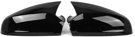 Shkalacar 2pcs Car Wing Mirror Covers Caps Replacement for Opel Vauxhall Astra H MK5 2004–2009 Rearview Mirror Housing Mirror Cover Cap Replacement