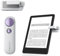 Hogance RF Telecomando Pagina Turner per Kindle, Accessori per la Lettura Kindle Paperwhite Oasis Scribe, Turner di Pagine Senza Fili per Lettori Elettronici di iPad Tablets, Bianco+Viola