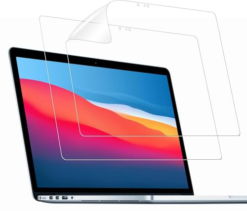 tinshow Anti-Glare Film,Matte Screen Protector for Macbook Pro 13 Inch (2016-2022, M1/M2) & Macbook Air (2018-2020, M1) Anti-Fingerprint,Scratch-Resistant,Bubble-Free,Easy Installation (2 Pack)