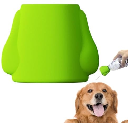 Outdoor Shower for Dogs - Dog Shower Head Bottle | Silicone Pet Water Bottle Shower Cap | Pet Shower Head Spray | Pet Head Bottle Sprinkler Portable Water Bottle Top for Dog Shower