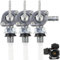 Robinet D'Essence,2pcs Interrupteur de Robinet D'Essence,Robinet de Carburant Réservoir,Robinet de Gaz Interrupteur de Robinet Essence Moto,pour Scooter,Cyclomoteur et Moto