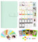 Aisnyho Instant Film Accessories Kit for Instax Mini LiPlay 12 11 9 8+ 8 evo 99 SE 40 90 70 50S 26 25 7S Camera,Include Album/Film Stickers/Mini Frames/Colorful Clip (Mint Green)