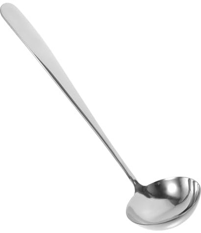 Alipis Wasserschöpfkelle Aus Edelstahl Für Haushalt Lange Griff Suppenkelle Für Küche Praktischer Wasserlöffel Für Hotel Und Restaurant