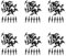 Mauedest 192 PCS Rubber Anti Vibration Mount Screw Pin Rivet,for PC Case Fans Anti Vibration