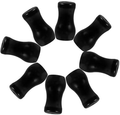 WOONEKY 8 Stück Teiliges PVC Fensterjalousien Zugknöpfe Ersatz für Langlebige und Stilvolle Zugkordel Knöpfe für Wohnräume und Schlafzimmer Minimalistische Designs für Vielseitige
