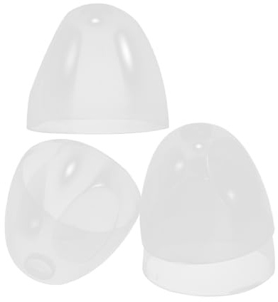 TOKIDNY 4 Pcs Wide Neck Bottle Replacement Caps Set Plastic Dustproof Lids with Screw Ring Compatible with Home Feeding Bottles