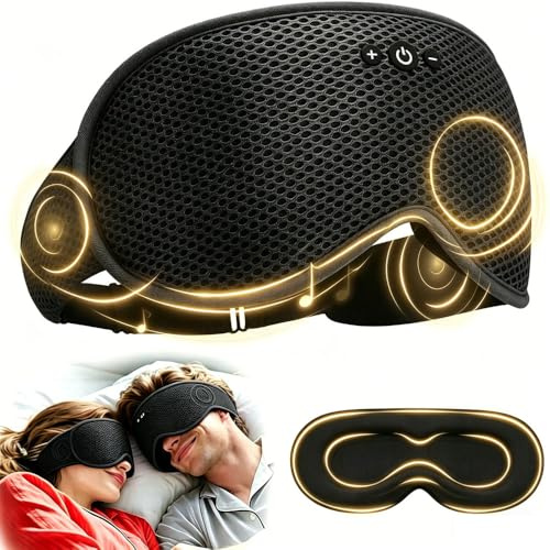 YiYunTE Auriculares para Dormir, 3D Bloqueo Casco Dormir con Cancelación Ruido, Diadema Antifaz Band Cinta Auriculares Dormir para de Lado, Sleep Headphones Regalo Original Hombre Mujer para Viaje