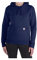 Carhartt, Felpa Relaxed Fit, media pesantezza Donna, Blu navy, XS