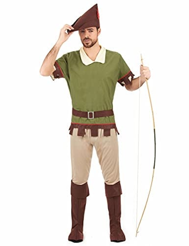 DEGUISE TOI - Robin Hood Herrenkostüm grün-braun-beige - M - Grün - Kostüme - - - Carnaval