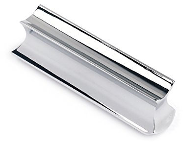 Alnicov Edelstahl Gitarre Slide Tone Bar für Dobro, Lap Steel Gitarre, Hawaii-Gitarre, E-Gitarre Zubehör - Chrom