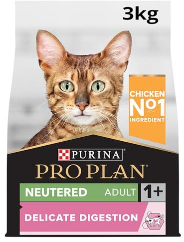 PRO PLAN Sterilised Delicate Digestion Chicken Adult Dry Cat Food 3kg
