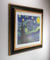 Melody für Großformate, Massivholz Barock Bilderrahmen in Schwarz Gold mit 2mm klarem Kunststoffglas, Bildmaß: 70 x 100 cm
