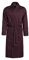 Herren Morgenmantel Revise Guido RE-504 - Elegant - 100% Baumwolle - Dunkelblau - Rot C7 - Gr. 3XL