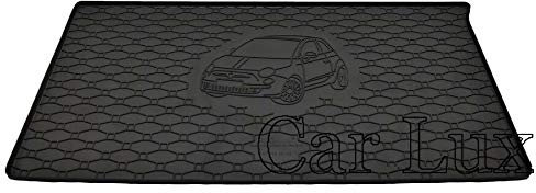 Car Lux AR15650 - Alfombra Protector de goma maletero para Fiat 500 desde 2015-