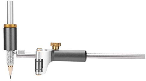 FTVOGUE Herramienta de trazado de arco lineal Medidor de marcado de doble propósito Herramienta de dibujo de líneas de marcado multifuncional para carpintería DIY