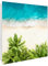 banjado® Großer Schlüsselkasten Glas/Schlüsselbox 30cm x 30cm mit 50 Haken - Motiv Strandtag/Schlüsselkasten modern für Schlüsselaufbewahrung mit beschreibbarer, magnetischer Glastür