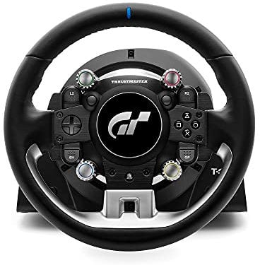 Thrustmaster T-GT II Pack - Basis und Lenkrad - Offiziell PlayStation 5 und Gran Turismo lizenziert - PS5 / PS4 /PC