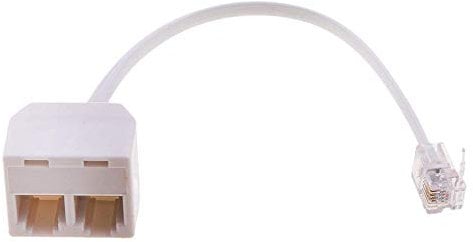 RJ11 6P4C mâle à Femelle 2 Voies Prise téléphonique Splitter connecteur Fixe 1 piècesDesign Attrayant