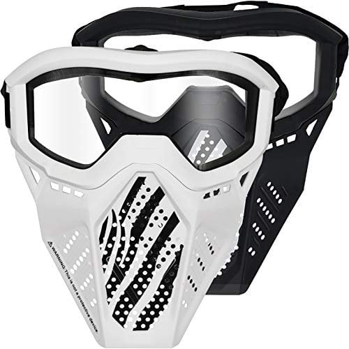 Toyer 2er Pack Gesichtsmaske Taktische Maske Kompatibel mit Nerf Rival, Apollo, Zeus, Khaos, Atlas und Artemis Blasters Rival Mask