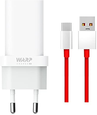 WARPCHARGE - Caricatore Rapido da 30 W per OnePlus Originale Con Cavo USB C, Adattatore per OnePlus 11 10 Pro 9 9Pro 8 8T 7 7T Pro Nord 3 2 N100 N10