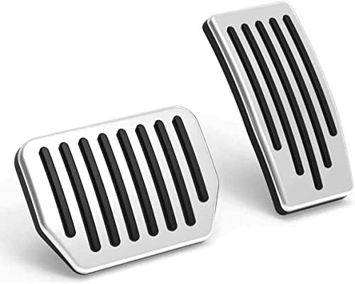 Topfit für Tesla Model Y Model 3 Pedale Performance Pedal Pads Abdeckung Fuß Aluminium Anti-Rutsch Pedale Zubehör 2021-2025