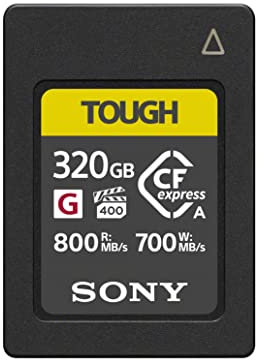 Sony CEAG320T CFexpress Type A Memory Card 320GB, Black