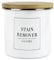 Purely Home Minimalist Range Stain Remover Storage Canister - White Metal Enamel Kitchen And Bathroom Storage Container