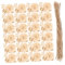 VILLCASE Kinderspielzeug 50 Sets Blanko Holzschnitzel Schnecke Krippen Krippenschmuck Für Kinder Holzschnecke Ausschnitte Schneckenformen Holzstücke Tierfarbe Kind Rustikale