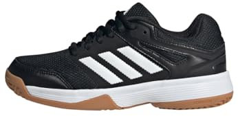 adidas Unisex Kinder Speedcourt Indoor Shoes Kids, Core Black/Cloud White/Gum, 38 EU
