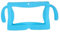 Custodia protettiva universale per tablet da 7 pollici per Q88 Cover morbida in silicone Custodia protettiva per guscio con manici per il trasporto Custodia per tablet per bambini ( Color : Sky blue )