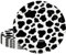 POPOYU 16Pcs Cow Print Party Paper Plates 7,SafariJungle Animals Round Dinner Plates,Cow Print Party Decorations for Baby Shower,Kids Jungle Safari Zoo Animal Theme BirthdayParty Decorations