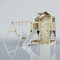 Rebo PolarPlay Kids Climbing Tower & Playhouse - Swing Saga Mist