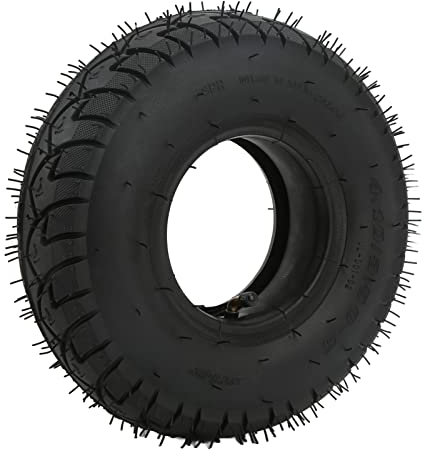 Asixxsix 4,10/3,50-5 Reifen und Schlauch, aufblasbarer Gummireifen für Roller, verschleißfester Elektroroller-Reifenschlauch, Rutschfester Außenreifen und Schlauch