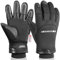 KINGSBOM Wasserdicht Winter Handschuhe – 3M Thinsulate Touch Screen Warme Handschuhe – zum Radfahren, Reiten, Laufen, für Outdoor-Sport – für Damen und Herren – Schwarz(X-Large)