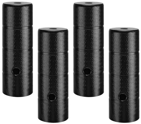 4 Pièces Repose Pied Velo, PARFCO Universelles Cale Pied Velo, Antidérapants Pegs VTT, Repose Pied Vélo Arriere Conduite Confortable et Sûre