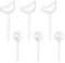 Heiqlay Plant Watering Devices, 6 Pack Self Watering System for Plants, 2 Sizes Self Watering Globes, Automatic Plant Waterer,Plant Feeders Drip Water,Water Plants While Away for Indoor Outdoor Plants