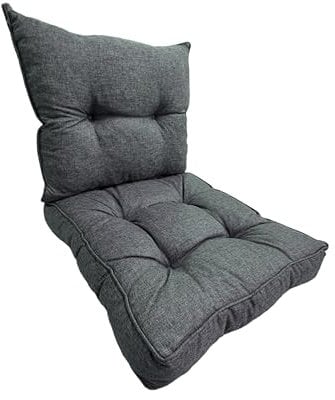 Pillows24 Loungemöbel-Kissen 2er Set – Sitzkissen70x70 cm und Rückenlehnkissen 70x40 cm, Polsterauflagen für Rattan-Möbel, Lounge-, Terrasse, Garten- und Balkonmöbel