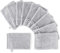 Pure Label 10-TLG. Waschhandschuh Waschlappen Set mit Anhängeschlaufe aus 100% Baumwolle, saugstark, weich und Oeko-TEX Zertifiziert - 10 Waschlappen aus Baumwolle 16x21cm, Hellgrau - Grau