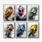 NebulaNova 6Pcs Car Posters Supercar Poster MotoGP poster Art Prints For Walls Vintage Racing Car Wall Art For Boys Bedroom (Unframe,8x12inch)
