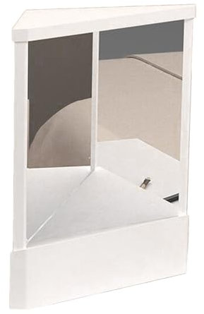 Qutalmi Echter Spiegel, Nicht umkehrbarer Spiegel, Nicht umkehrbarer Spiegel - True Mirror Non Reverse | Echter Spiegel für echtes Bild, Nicht umgekehrt, echte Reflexion, persönliche Make-up-Spiegel