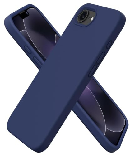 ORNARTO für iPhone 17e/16e Hülle aus Silikon 6,1 Zoll - Blau | Premium Flüssigsilikon, dünne Handyhülle, weich und griffig, tolle Haptik, stoß- und kratzfest, große Farbauswahl