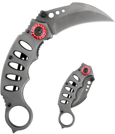 UptVin Multi-Tool Camping Stainless Accessories Cutter, Folding Multitool Portable Bushcraft Survival Equipment, for Men Outdoor, Bushcraft, Hiking, Camping, DIY Activities