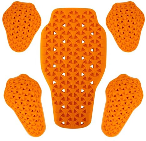 PSLER CE-1 Protección Dorsal para Moto Inserciones Desmontables para Chaquetas de Moto Cojines para Chaquetas de Moto Protección Dorsal Desmontable para Ciclomotores y Motocicletas Ligero y Flexible