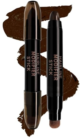 Sofortiger Ansatz Abdeckstift, Wasserfester Ansatz Ausbesserungsstift, Natürliche Haaransatz Puderstifte für Frauen Männer, Langanhaltender Haaransatz Concealer Farbstifte, für Alle Haartypen