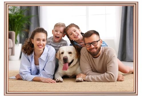 Dmyifan Picture Frame A3 29.7 x 42 cm Rose Gold, Personalised Gift, Services with Photo Print, Plastic Photo Frame for Wall Mounting or Table Top Display