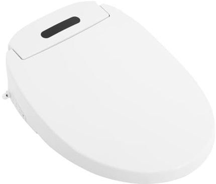Intelligenter Smart Toilettensitz WC Bidet mit Düse Elektrischer Spül Toilettensitz Beheizter Toilettensitz mit Beleuchtung und Temperatureinstellbarer, PP