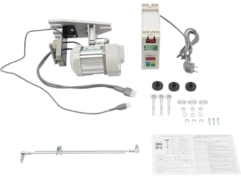 750W Nähmaschinenmotor Servo Motor & Nähmaschinen Servomotor Industriell - Brushless Motor mit Drehzahlregelung, Überlastschutz, Energiesparende, Stumm - Für Industrienähmaschinen