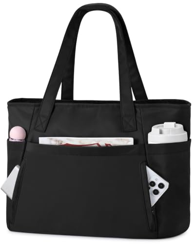 oscaurt Cord Shopper Tasche Damen Handtasche Groß Tote Bag | Arbeitstasche, Mit 15.6 Zoll Laptopfach, Schultertasche, Strandtasche Essential Bag, Für Uni Arbeit Reisen Gym