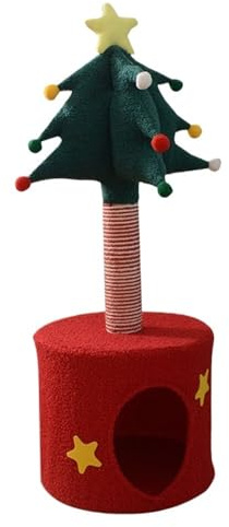 albero per gatti， Cuccia for gatti a forma di albero Natale for e gattini